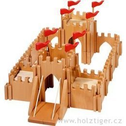 Rytířský hrad ze dřeva