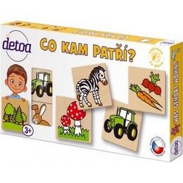 Co kam patří? 36 dřevěných kamenů