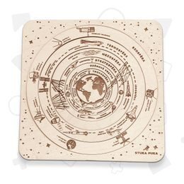 Atmosféra - edukativní dřevěné puzzle 24x24 CM SLOVENSKÁ VERZE