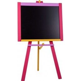 Dřevěná Tabule stojanová - růžová sololit