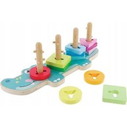 TREFL Dřevěná hračka Cyrylek krokodýl