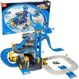 Policejní centrum s dráhou, autíčky a helikoptérou Police Station