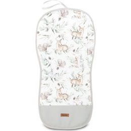 Podložka do kočárku Wafel srnky mátová