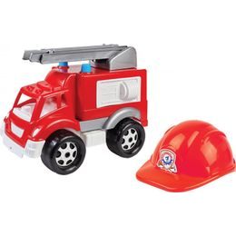 Hasičské auto + helma