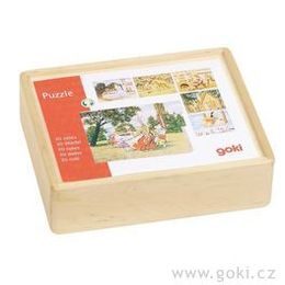 Kostky v dřevěné krabičce - Pohádky