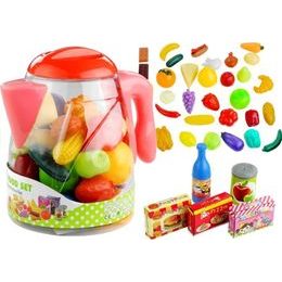 Plastové potraviny ve džbánu - 50 prvků