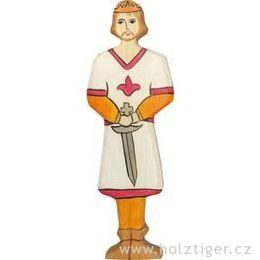 Princ - dřevěná vyřezávaná figurka