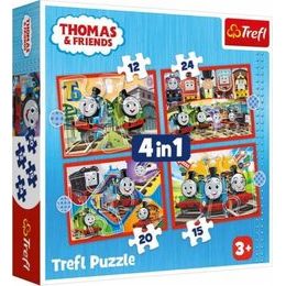 TREFL Puzzle Mašinka Tomáš 4v1