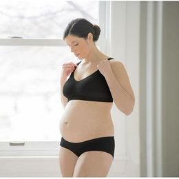 Těhotenské kalhotky XL černé 2ks