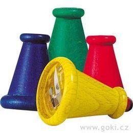 Muší oko dřevěné barevné