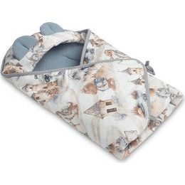 Dětská mušelínová zavinovačka do autosedačky Dráček jeans