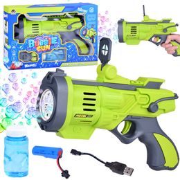 Bublifuk pistole na akumulátor Bubble Gun - zelená