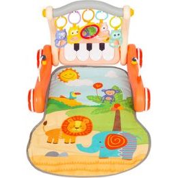 Haunger chodítko 2v1 s hracím stolečkem Active Table červené
