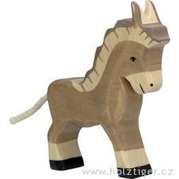 Malý oslík - zvířátko ze dřeva