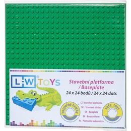 LW Toys Podložka na stavění 24x24 bodů - zelená