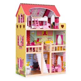 Ecotoys dřevěná jídelní židlička C220 2v1 šedá