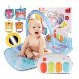 Dětská hrací deka s piankem Ocean - modrá