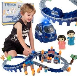 Policejní vláčkodráha se světlem a zvukem Police Trail 65 součástí