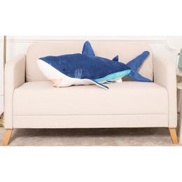Plyšový žralok Eda 110 cm - modrý
