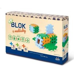 Stavebnice BLOK z melásky 36ks