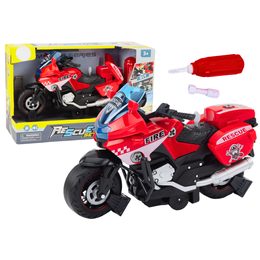 Šroubovací motorka se světly a zvuky DIY Fire