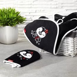 Dětská froté osuška se Sovičkou, krémová