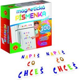 Magnetická písmenka na lednici 100 dílků