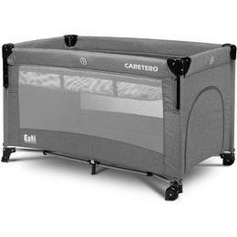 Dětská cestovní postýlka CARETERO ESTI se stahovací bočnicí graphíte