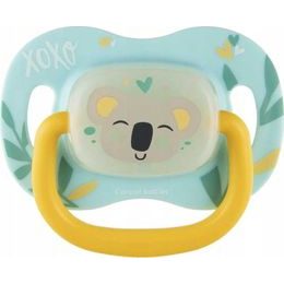 CANPOL babies Dudlík silikonový symetrický EXOTIC ANIMALS 0-6m 1ks koala