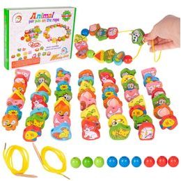 Sada na výrobu dřevěných korálků Animal Rope