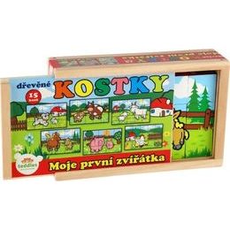 Krtku, nerozlij to! Dřevěná balanční hra 20 dílků