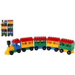 Stavebnice LORI 8 vlak + 5 vagónků