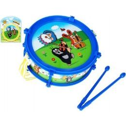 Krtečkův bubínek + 2 paličky - mix 2 barvy