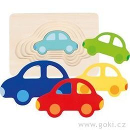 Vícevrstvé puzzle - auto