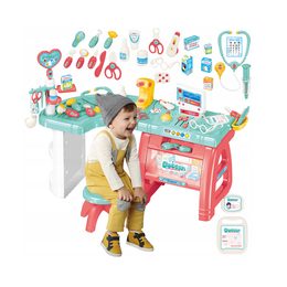 Velký lékařský stůl s doplňky