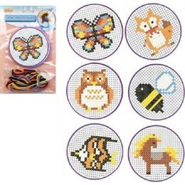 Vyšívání křížkovým stehem - mix 6 druhů