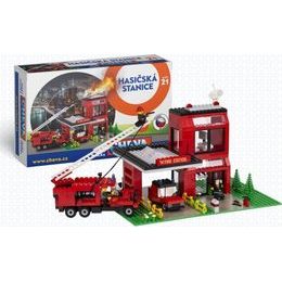 Stavebnice Cheva 21 Hasičská stanice - 411ks