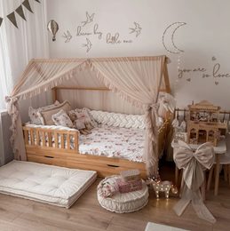 Baldachýny do postýlek, které promění dětský pokoj