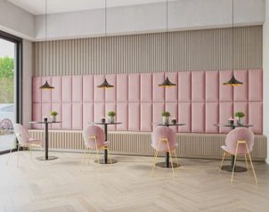 Čalouněné panely na zeď