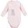 EEVI Kojenecké body s dlouhým rukávem Newborn růžová 62 (3-6m)