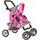 Doris sportovní kočárek pro panenku 9352 šedo-růžový