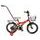 Mexller dětské kolo BMX 16" s vodící tyčí červená
