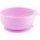 Miska silikonová s přísavkou růžová 6m+