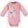 EEVI Kojenecké body s dlouhým rukávem Mellow růžová 50 (0-1m)
