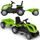 Dětský šlapací traktor s vlečkou Max zelený