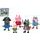 Prasátko Peppa/Peppa Pig - set 5 figurek v maškarních šatech