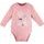 EEVI Kojenecké body s dlouhým rukávem Mellow růžová 80 (9-12m)