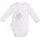 EEVI Kojenecké body s dlouhým rukávem Newborn bílá 62 (3-6m)