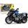 Motorka GT na setrvačník s efekty modrá