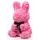 Králíček z růží růžový Rose Bunny 50 cm